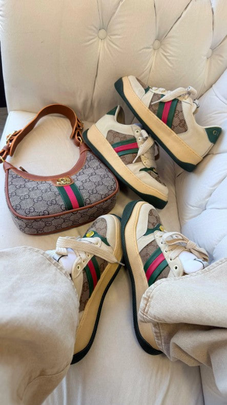 Gucci Screener GG Verde Plataforma