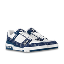 Louis Vuitton LV Trainer Monogram Denim White Blue