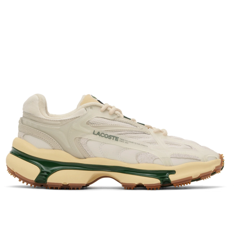 Lacoste x Highsnobiety L003 2K24 Branco e Verde Retrô