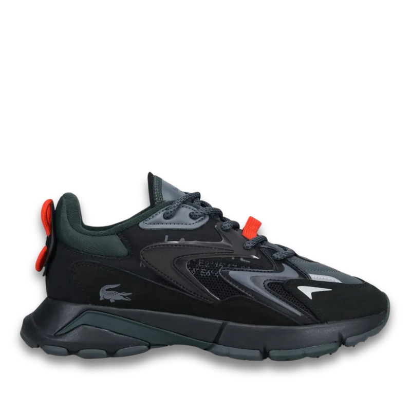 Tênis Lacoste L003 Neo Tech Preto-Laranja