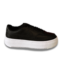 Nike Plataforma Court Vision Alta Preto Camurça