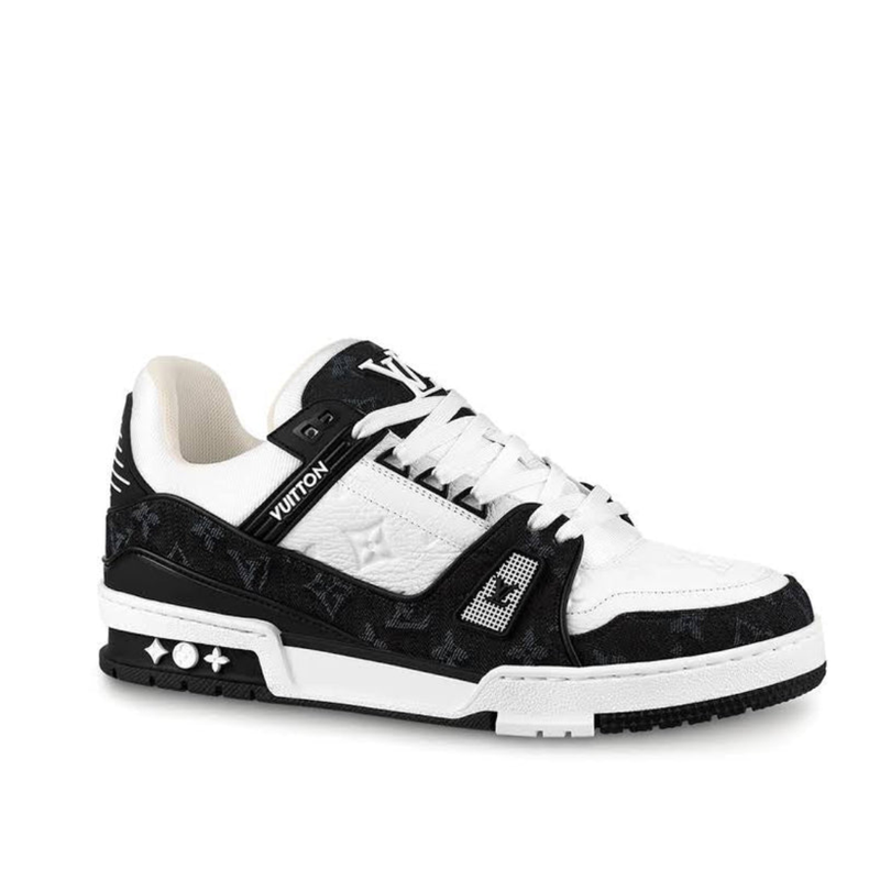 Louis Vuitton Trainer White Black