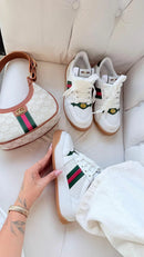 Gucci Screener Branco Plataforma
