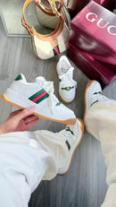 Gucci Screener Branco Plataforma