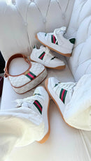 Gucci Screener Branco Plataforma