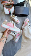 Gucci Screener GG Rosa Plataforma
